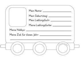 Vorschau - Mal- und Bastelvorlagen - Das ist unser Klasse - Vorstellung im Erfolgszug - Seite 2