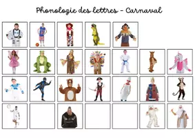Aperçu - Apprentissages en autonomie - Phonologie des lettres - Le carnaval - Page de couverture
