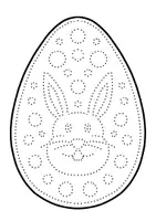 Vorschau - Mal- und Bastelvorlagen - Große Ostereier ausmalen & prickeln - Prickelbilder für Ostern - Seite 2