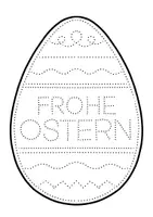 Vorschau - Mal- und Bastelvorlagen - Große Ostereier ausmalen & prickeln - Prickelbilder für Ostern - Seite 3