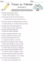 Vorschau - Arbeitsblätter - Präsens Präteritum 3 Klasse Grundschule Ostern Deutsch Klasse 2 mit Loesungen - Seite 2