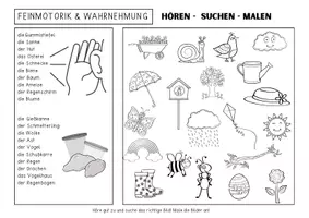 Vorschau - Spiele - Sprachförderung Kindergarten & DAZ - KNETBRETTER "Frühling" | Daz Sprachförderung Vorschule Sprachförderung Kita - Seite 3