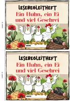 Vorschau - Mal- und Bastelvorlagen - Ein Huhn, ein Ei und viel Geschrei | Lesebegleitheft Klasse 1/2 - Seite 1