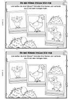 Vorschau - Mal- und Bastelvorlagen - Ein Huhn, ein Ei und viel Geschrei | Lesebegleitheft Klasse 1/2 - Seite 3