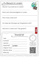 Vorschau - Arbeitsblätter - Reise um die Welt / London / Lesetext - Seite 2
