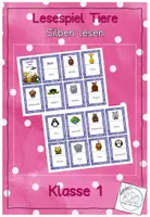 Vorschau - Spiele - Materialpaket Lesespiele Tiere - vierfach differenziert! - Seite 1