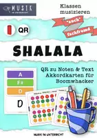 Vorschau - Poster - Singen 🎤 Klassenmusizieren mit Boomwhacker zu Shalala • Akkorde und QR zu Noten und Text - Deckblatt