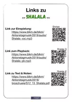 Vorschau - Poster - Singen 🎤 Klassenmusizieren mit Boomwhacker zu Shalala • Akkorde und QR zu Noten und Text - Seite 2