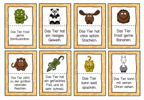 Vorschau - Spiele - Lesespiel Tiere - Sätze lesen - Seite 3