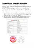 Vorschau - Stationenlernen - Jahresstoff 4.Klasse Donuts, Deutsch & Mathe - Seite 1