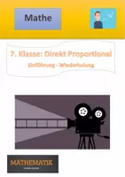 Vorschau - Videos - Direkt Proportional: Einführung - Deckblatt