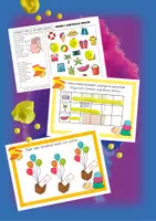 Vorschau - Spiele - Sprachförderung Kindergarten & DAZ - KNETBRETTER "Sommer" | Daz Sprachförderung Vorschule Sprachförderung Kita - Seite 1