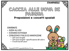 anteprima - Esercizi - Caccia alle uova di Pasqua - Concetti spaziali - Pagina 1