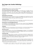 Vorschau - Arbeitsblätter - Arbeitsblatt "Ende und Folgen des Zweiten Weltkriegs" mit Erklärvideo, Lösungen und Onlineübungen - Deckblatt