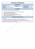Vista previa - Unidades / Secuencias / Situaciones de Aprendizaje - Situación de Aprendizaje - ¡Nos vamos de compras! - página 1
