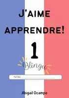 Vista previa - Hojas de trabajo - J´AIME APPRENDRE! 1 (3) - Portada