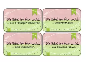 Vorschau - Bildkarten - 28 Impulskarten zur Bibel (+ Blanko-Vorlage) - Seite 2