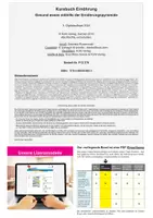 Vorschau - Arbeitsblätter - Kursbuch Ernährung | Ernährungspyramide, Nährstoffe, Vitamine, gesunde Ernährung, Portionen | Biologie Hauswirtschaft Sekundarstufe Klasse 5-13 Lösungen - Seite 1