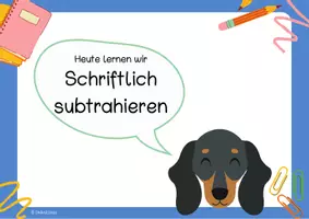 Vorschau - Präsentationen/Tafelbilder - Einführung schriftlich subtrahieren 1 - Präsentation ERGÄNZUNGSVERFAHREN - Seite 2
