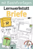 Vorschau - Unterrichtsreihen - Komplettpaket - Briefe & Postkarten schreiben mit vielen Bastelvorlagen - Seite 1