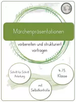 Vorschau - Präsentationen/Tafelbilder - Märchenpräsentationen vorbereiten und strukturiert vortragen - Deckblatt