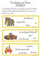 Vorschau - Stationenlernen - Purzelsätze - Steinzeit - Seite 3