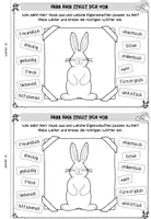 Vorschau - Mal- und Bastelvorlagen - Herr Hase und der ungebetene Gast | Lesebegleitheft Klasse 2 - Seite 3