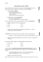 Vorschau - Arbeitsblätter - Infinitiv Personalform Partizip Basiswissen - Deckblatt