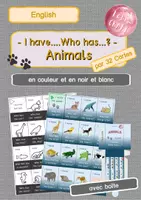 Aperçu - Jeux - ANIMALS - I have...Who has...? Jeu vocabulaire - Page de couverture