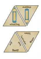 Vorschau - Unterrichtsreihen - Englisch - Triomino - school things - Seite 3