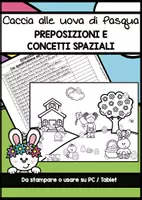 anteprima - Esercizi - Caccia alle uova di Pasqua - Concetti spaziali - Pagina di copertina