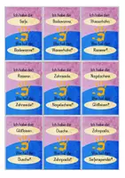 Vorschau - Unterrichtsreihen - Sachunterricht - Im Badezimmer - Lesespiel : Ich habe .... - Wer hat ...? - Seite 3