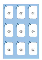 Vorschau - Fördermaterial/Inklusion - Rechenkarten / Wendekarten Einmaleins (1x1) Zehnerreihe (z.B. als Begleitmaterial zum Magischen Zylinder von Betzold) - Seite 3