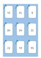 Vorschau - Fördermaterial/Inklusion - Rechenkarten / Wendekarten Einmaleins (1x1) Achterreihe (z.B. als Begleitmaterial zum Magischen Zylinder von Betzold) - Seite 3