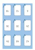 Vorschau - Fördermaterial/Inklusion - Materialpaket - Rechenkarten / Wendekarten zum Einmaleins (1x1) alle Reihen (z.B. als Begleitmaterial für den Magischen Zylinder von Betzold) - Seite 3
