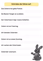 Vorschau - Arbeitsblätter - Osterwörter schreiben - Seite 2