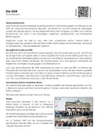 Vorschau - Arbeitsblätter - Die DDR - Infotext und Übungen - Deckblatt