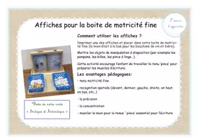 Aperçu - Affichage - Corps humain - boite de motricité fine - Page 2