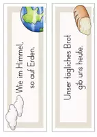 Vorschau - Fördermaterial/Inklusion - Vater unser Tafelmaterial Legematerial zur Erarbeitung Gebet - Seite 3