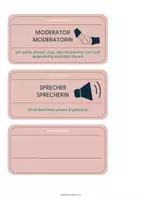 Vorschau - Arbeitsblätter - Rollenkarten (Rollenverteilung) für deine Gruppenarbeit - Seite 2