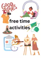 Vorschau - Bildkarten - Flashcards + Übungen (5+): Free Time Activities - Deckblatt