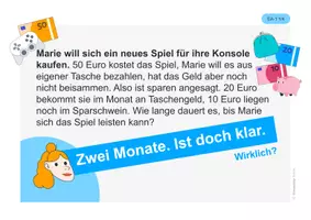 Vorschau - Mal- und Bastelvorlagen - Einnahmen und Ausgaben (Klassenmaterial) - Seite 1