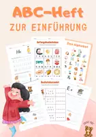 Vorschau - Arbeitsblätter - ABC-Heft 📖 Einführung der Buchstaben - ANFANGSUNTERRICHT - Deckblatt