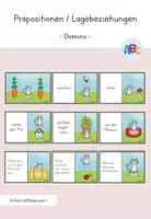 Vorschau - Spiele - Präpositionen / Lagebeziehungen : Domino (3-fach differenziert) - Deckblatt