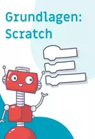 Vorschau - Stationenlernen - Lernkarten: Scratch Grundlagen - Deckblatt