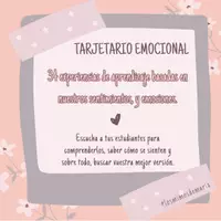 Vista previa - Tarjetas / Manipulativos - Trabajamos las emociones - página 2