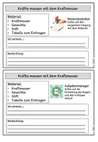 Vorschau - Fördermaterial/Inklusion - Kraft: Messen mit dem Federkraftmesser (Versuche) - Seite 3