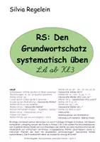 Vorschau - Arbeitsblätter - Sparpaket Grundwortschatz bis Kl. 4, Übungen (LA) & Tests - Deckblatt