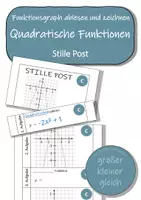 Vorschau - Arbeitsblätter - Materialpaket - Quadratische Funktionen - Seite 1