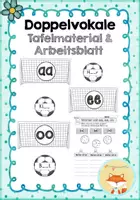 Vorschau - Präsentationen/Tafelbilder - Tafelmaterial - Wörter mit Doppelvokal (aa,ee,oo) - Deckblatt